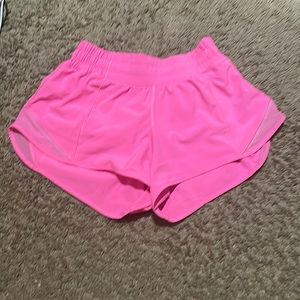 Barely worn just like new lululemon shorts .